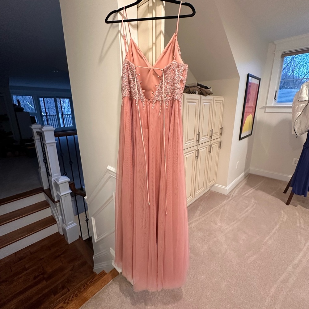 Custom Plus-Size Corset Back Prom‎ Dress NWOT - Picture 2 of 5